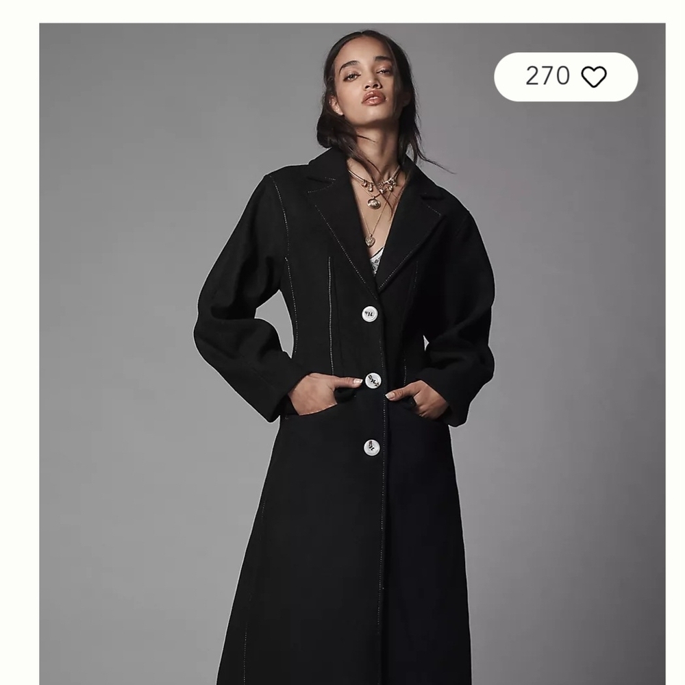 Elegant Black Women's Coat
